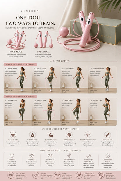 CORDLESS SKIPPING ROPE
