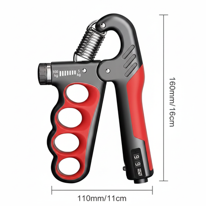 Hand Grip Dimensions - White Background