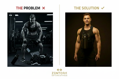 Zentora Problem vs Solution - Fixed White Background